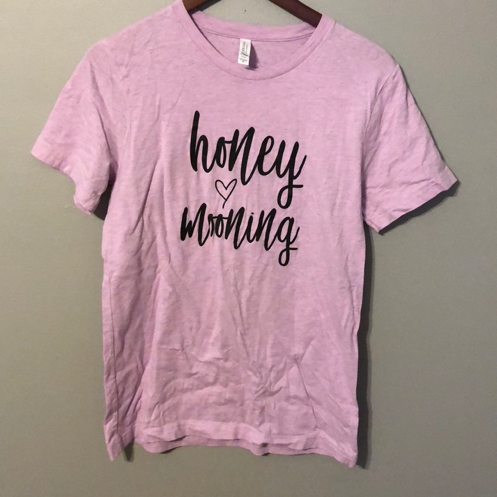 Pinkish purpley “honeymooning” top